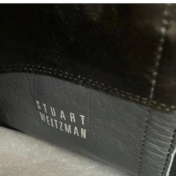 Stuart Weitzman 5050 Boot In Nappa Leather Over The Knee Boot In Black Size 8 - Picture 13 of 16